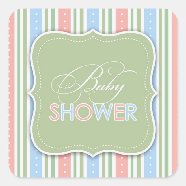 Baby Shower Sticker (Front)