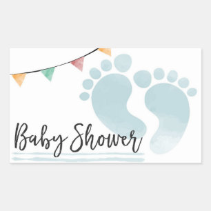 Baby shower sticker