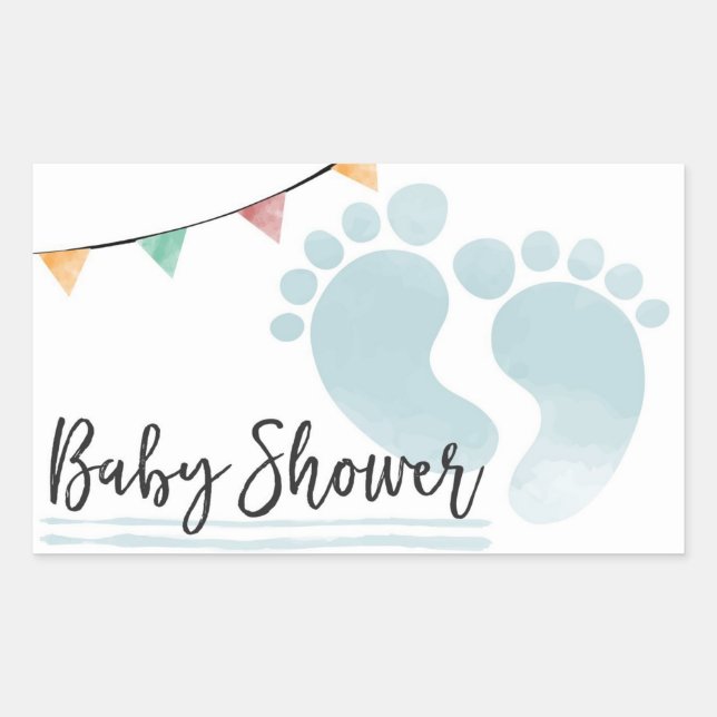 Baby shower sticker (Front)