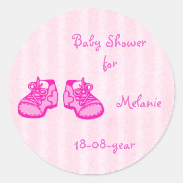 Baby Shower sticker (Front)