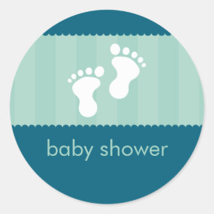 BABY SHOWER STICKER :: happy feet 9