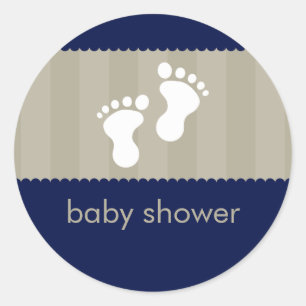 BABY SHOWER STICKER :: pieds heureux 11