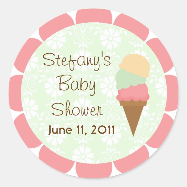 Baby Shower Stickers (Front)