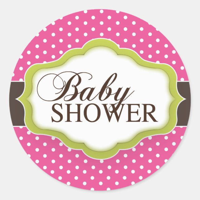 Baby Shower Stickers (Front)
