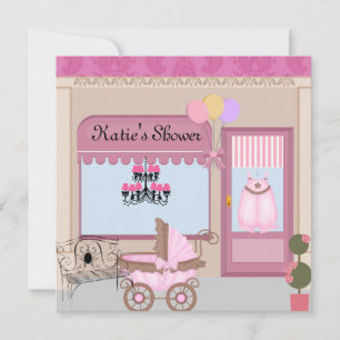 Baby Shower STORE Invitation for Girl