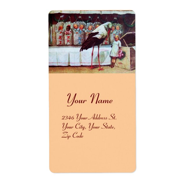 BABY SHOWER STORK 3 (Devant)