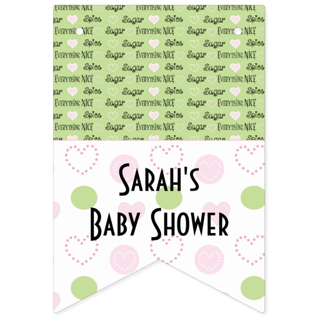Baby shower "Sucre et épices", bannière Swallowtai (Seizième drapeau)