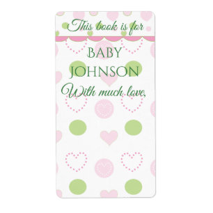 Baby shower "Sugar & Spice" Boite Feuille de plaqu