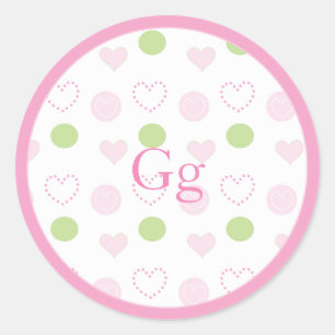 Baby Shower "Sugar & Spice" Stickers 1 1/2" or 3"