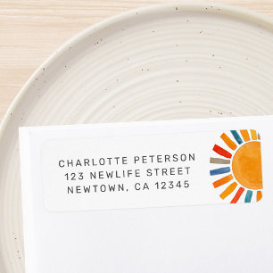 Baby Shower Sun Return Address