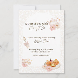 Baby Shower Tea Invitation