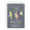 Baby Shower Teddy Bear Invitation Lime Green