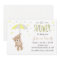 Baby Shower Teddy Bear Invitation Yellow Neutral