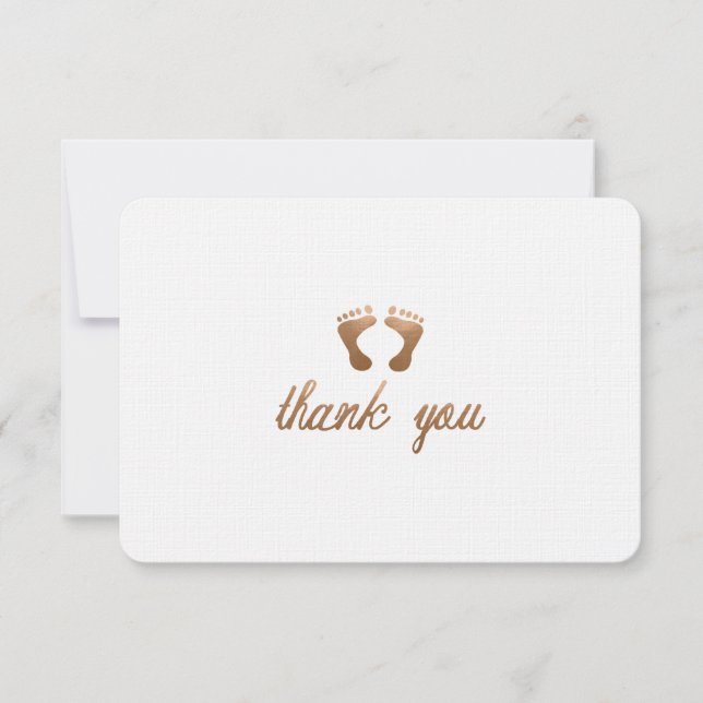 BABY SHOWER THANK YOU CARD-FLAT (Front)