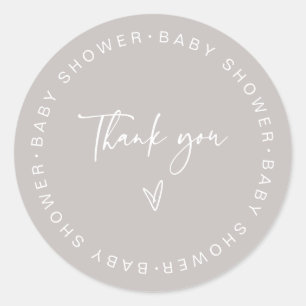 Baby Shower Thank you Favor Label Sticker F201