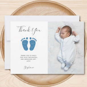 Baby Shower Thank You Photo  Card
