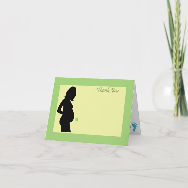 Baby shower thank you! thank you card (Front)