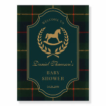 Baby shower thème Cheval de Polo Vintage classique