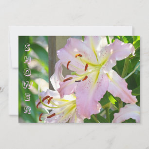Baby Shower to Honour Mom's Name custom Lilies Invitation