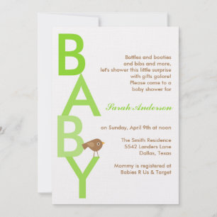 Baby Shower (Today's Best Award) Invitation