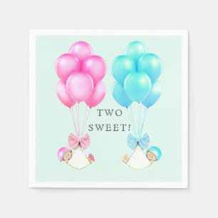 Baby Shower Twins Napkin