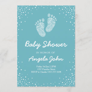 Baby shower unisex invitation