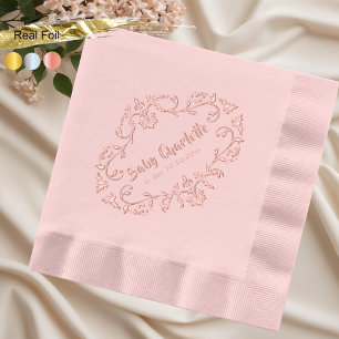 Baby shower victorien Vintage rose