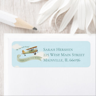 Baby shower Vintage de l'avion