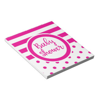 Baby Shower vintage Pink Notepad