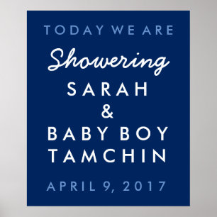 Baby Shower Welcome Poster