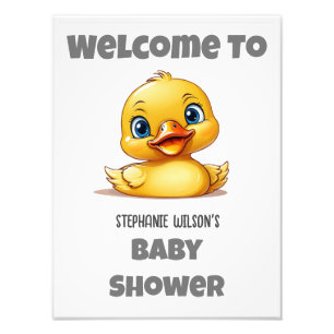 Baby Shower Welcome Poster - Create Your Own