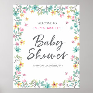 Baby Shower Welcome Sign