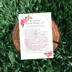 Baby Shower Who Knows Mommy Best Pumpkin Invitation