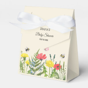 Baby Shower Wildflower Favor Box