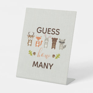 Baby shower Woodland Devine Combien de signes