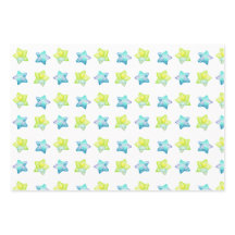 Baby Shower Wrapping Paper Flat Sheet Set of 3