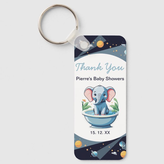 baby showers  keychain (Front)