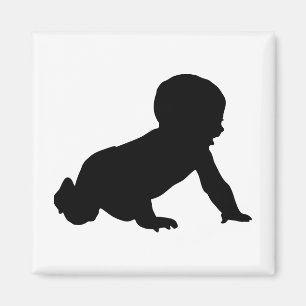 Baby Silhouette Magnet