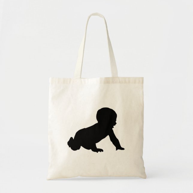 Baby Silhouette Tote Bag (Front)