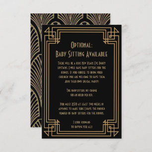 Baby Sitter Invite