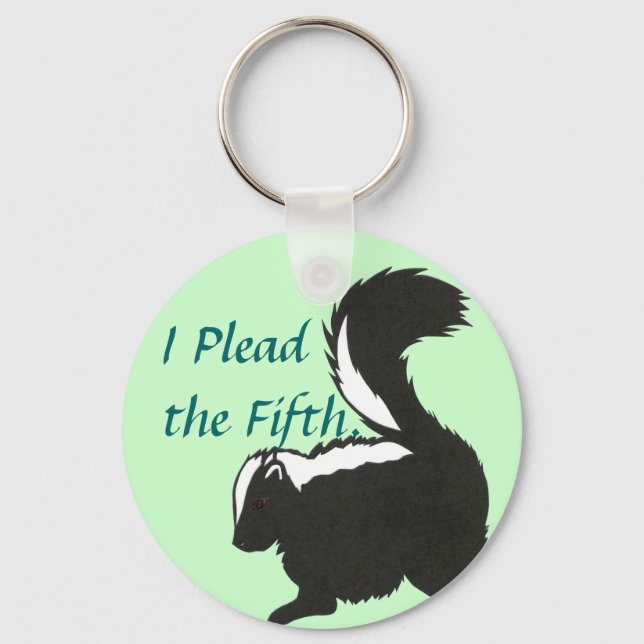 Baby Skunk Keychain (Front)
