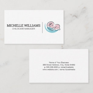 Baby Sleeping  Business Card