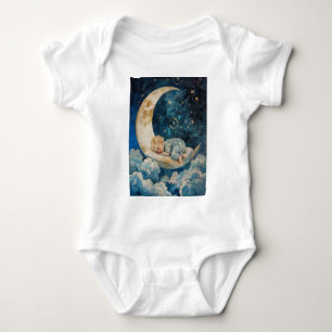 Baby Sleeping on the Moon Bodysuit
