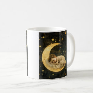 Baby Sleeping on the Moon Coffee Mug