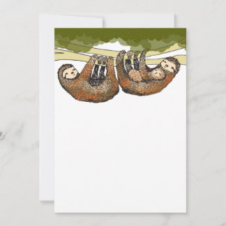 Baby Sloth Baby Shower / New Baby Announcment Announcement