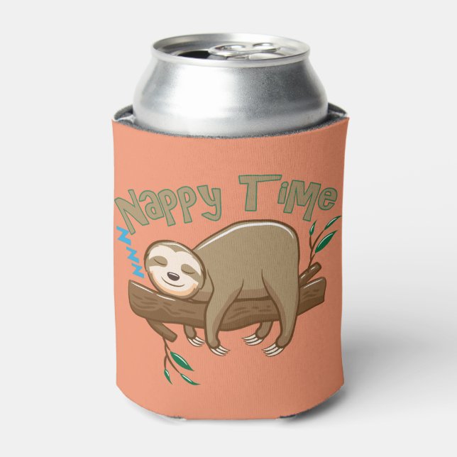  Baby Sloth Can Cooler (Can Front)