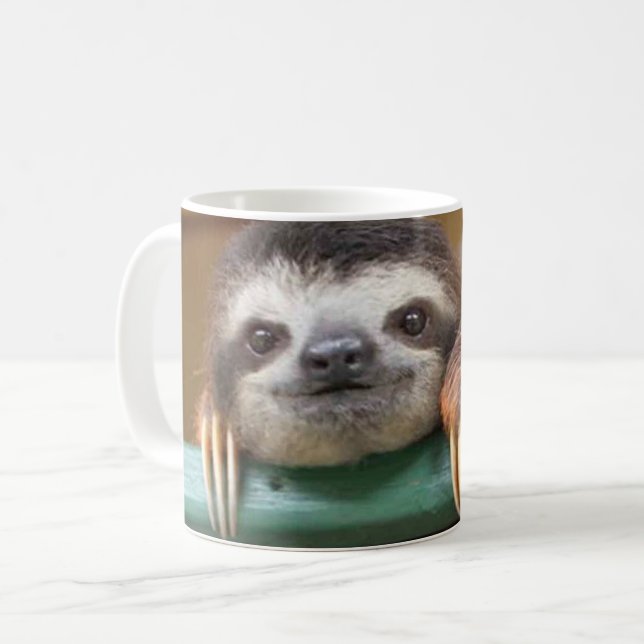 Baby Sloth Mug (Front Left)