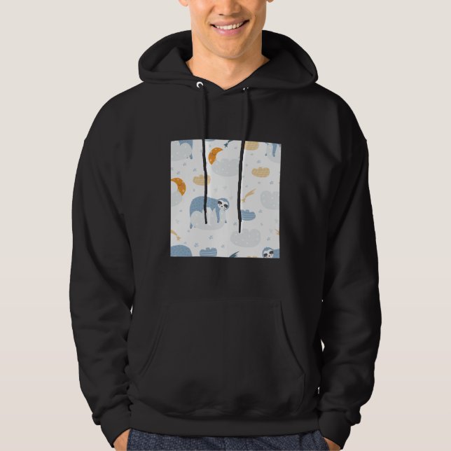Baby Sloth Sky Hoodie (Front)