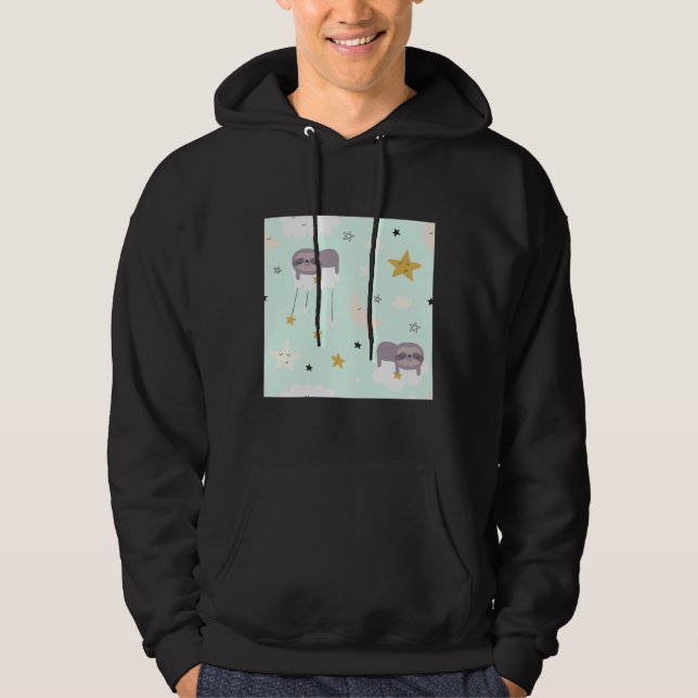 Baby Sloth Star Hoodie (Front)