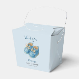 Baby Sneakers Minimal Baby Shower  Favor Box